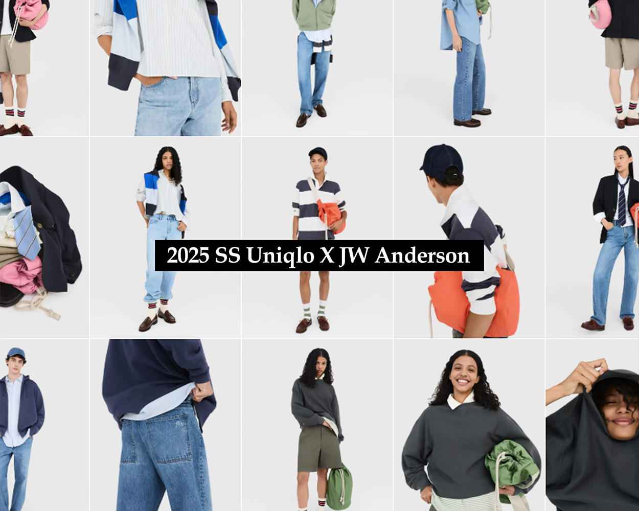 showing uniqlo lookbook