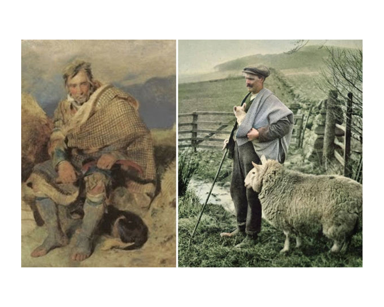 Traditional Scottish Gun Club check jacket showing earthy tones