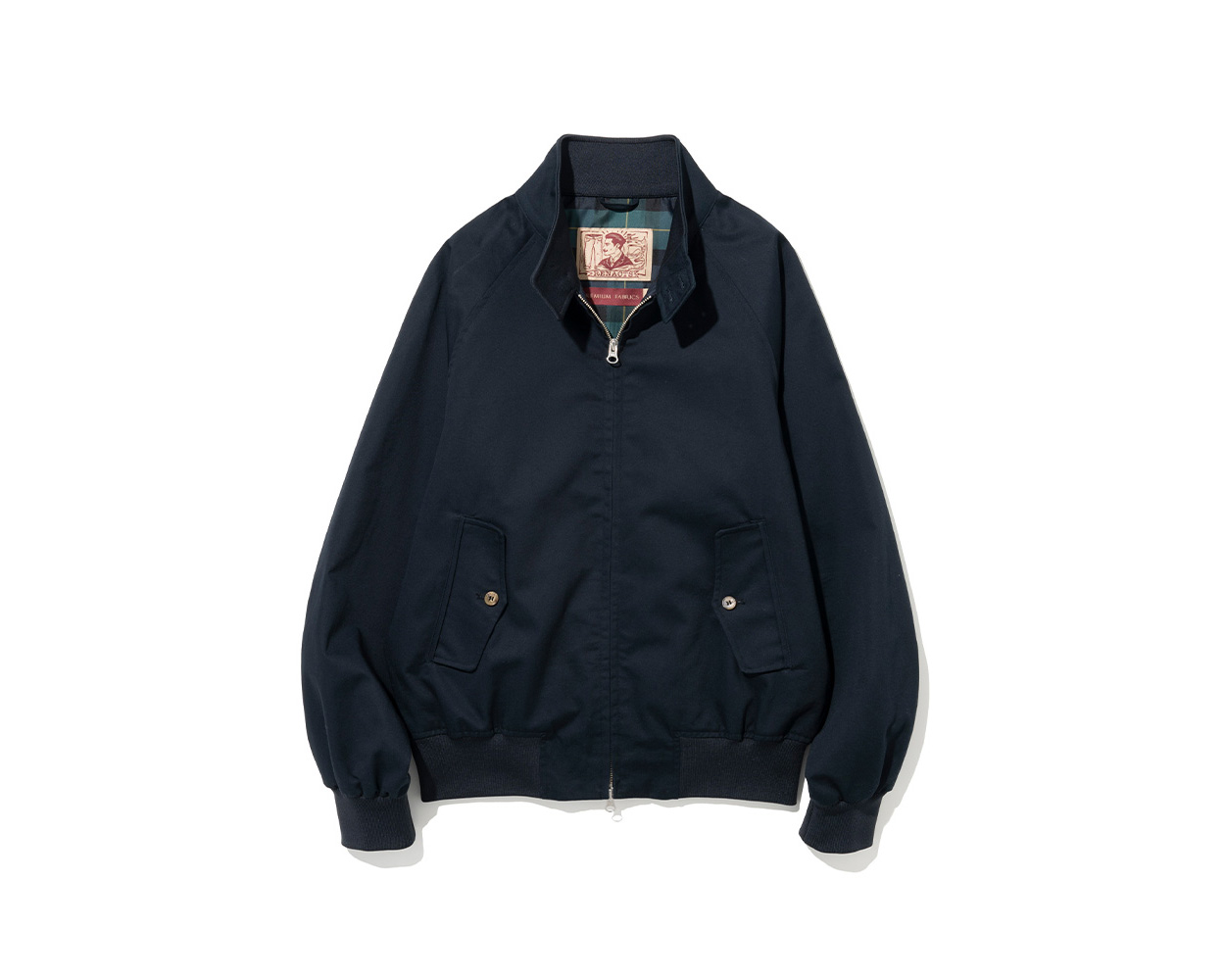Classic Harrington jacket styled in Ivy menswear