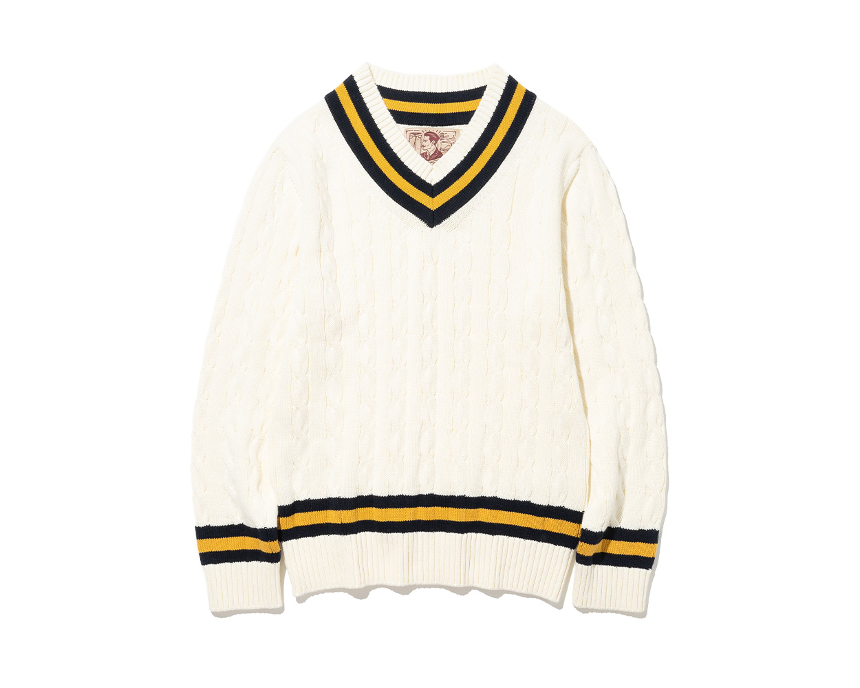 Classic Cricket Sweater styled as an essential piece of Ivy Style menswear