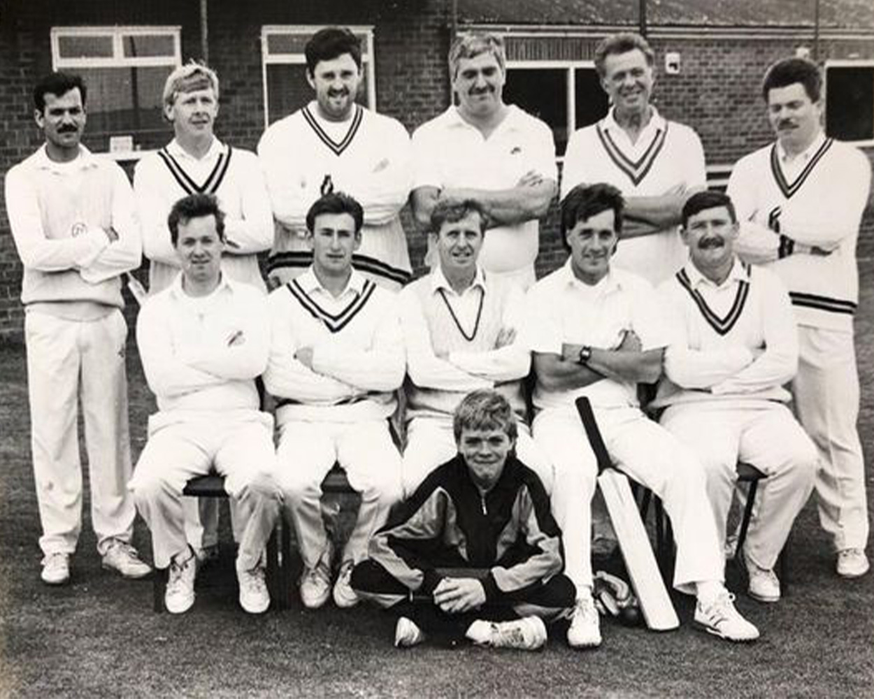 Vintage Cricket Sweater inspired by traditional English cricket uniforms