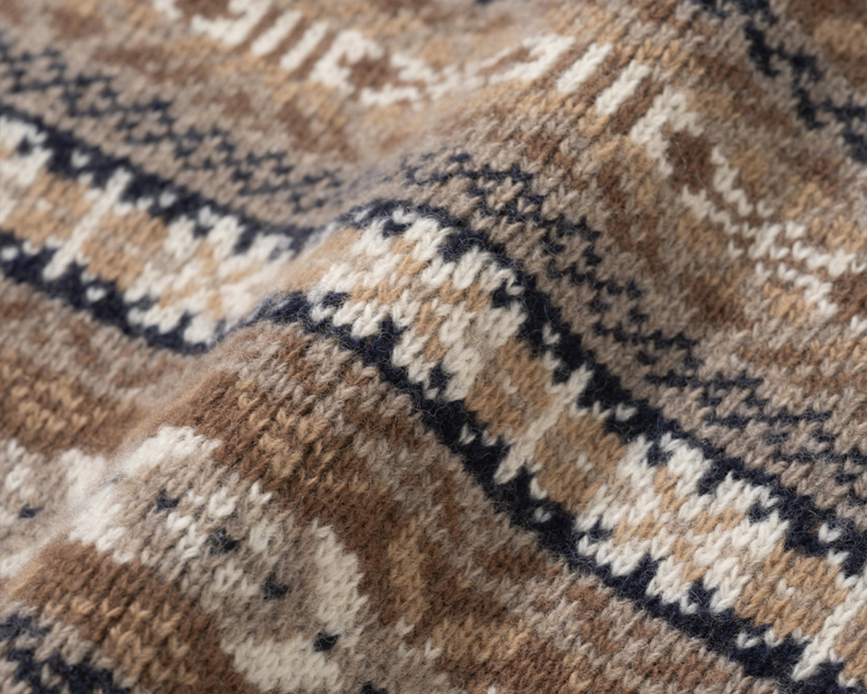 Fair Isle vest showing multicolor geometric motifs and traditional Ivy layering potential