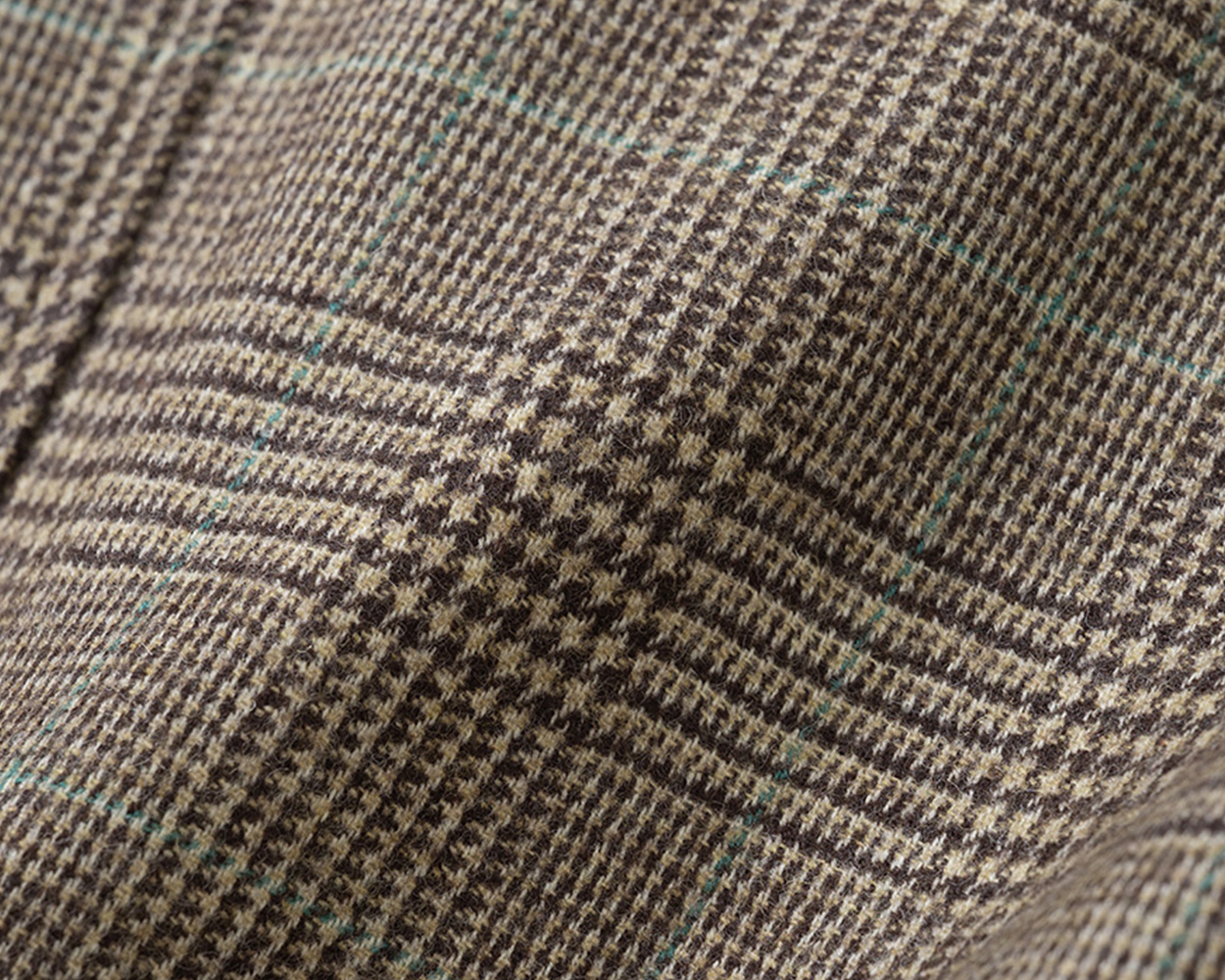 Traditional Glen Check pattern originating from Scottish tailoring heritage