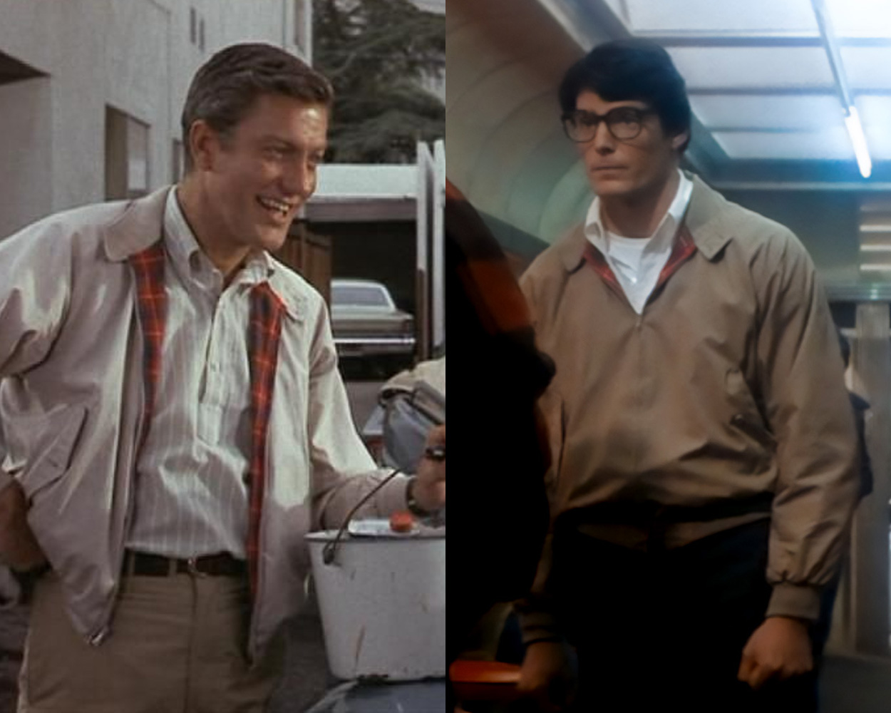 Harrington Jacket worn during the 1960s by Ivy League and youth subcultures