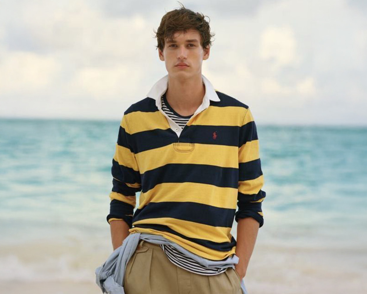 Colorful Preppy Style outfit representing American elite leisure fashion