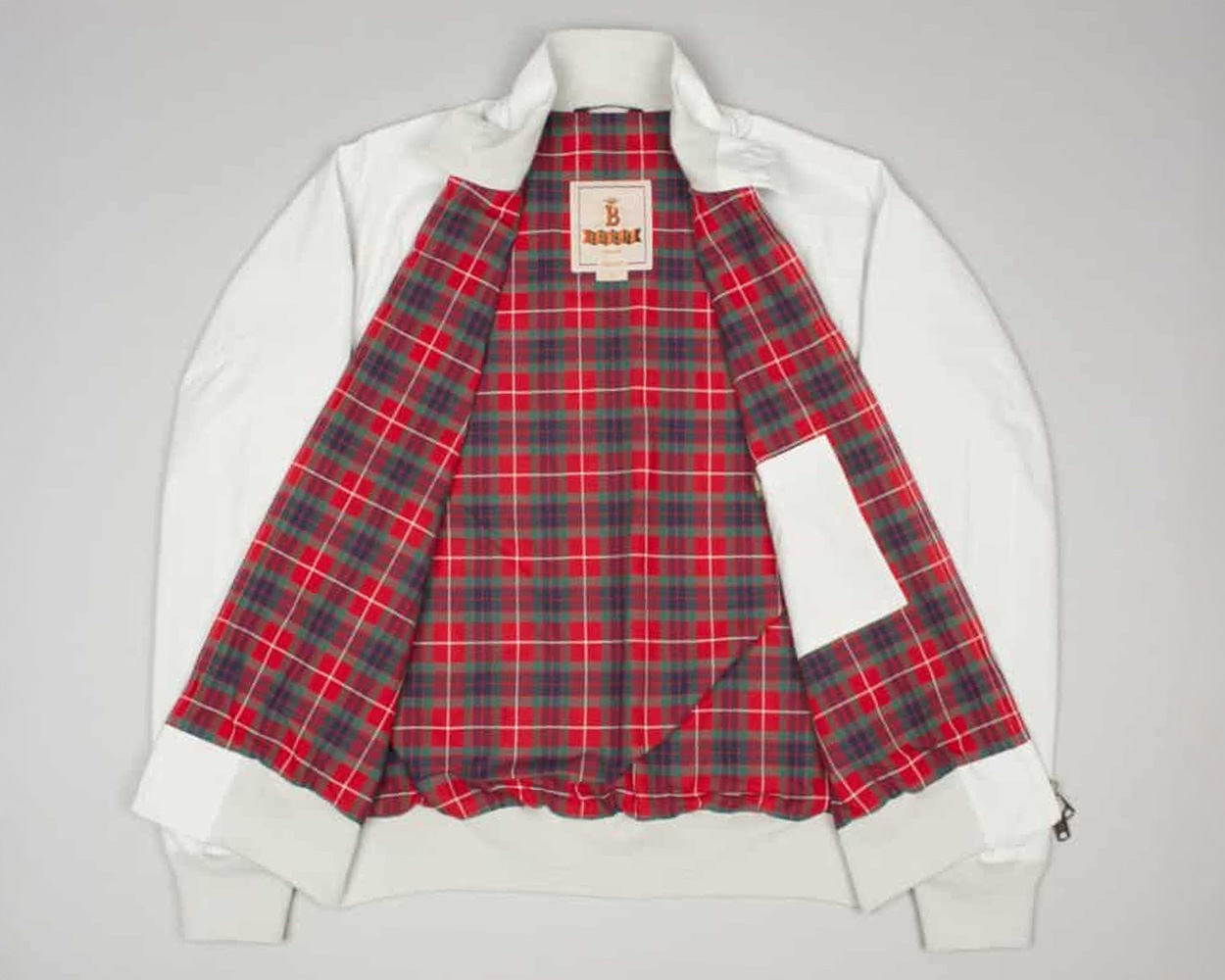 Baracuta G9 Harrington Jacket with signature tartan lining