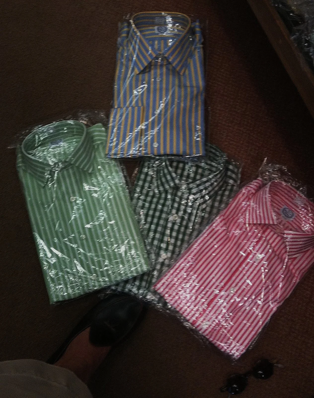 Andover Shop history: dress shirts and oxford button-down displays inside the Cambridge store