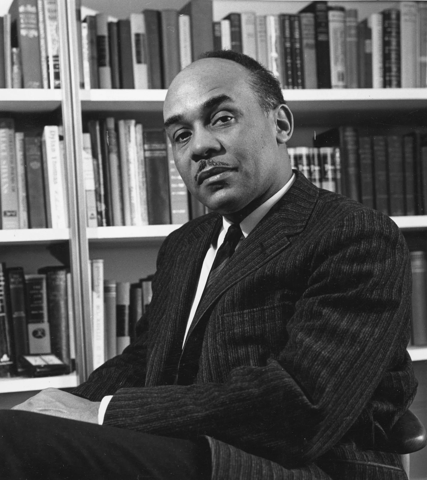 Andover Shop history: Ralph Ellison, author of Invisible Man, photographed in 1961. Ellison was a regular Andover Shop customer and wrote long letters to Charlie Davidson
