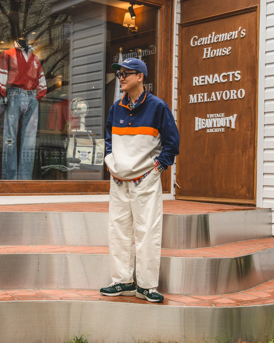 Anorak & Madras Shirt Layering with NB 993 - image 2