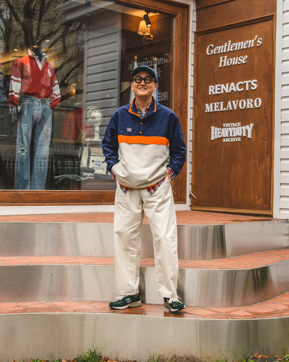 Anorak & Madras Shirt Layering with NB 993 - image 3