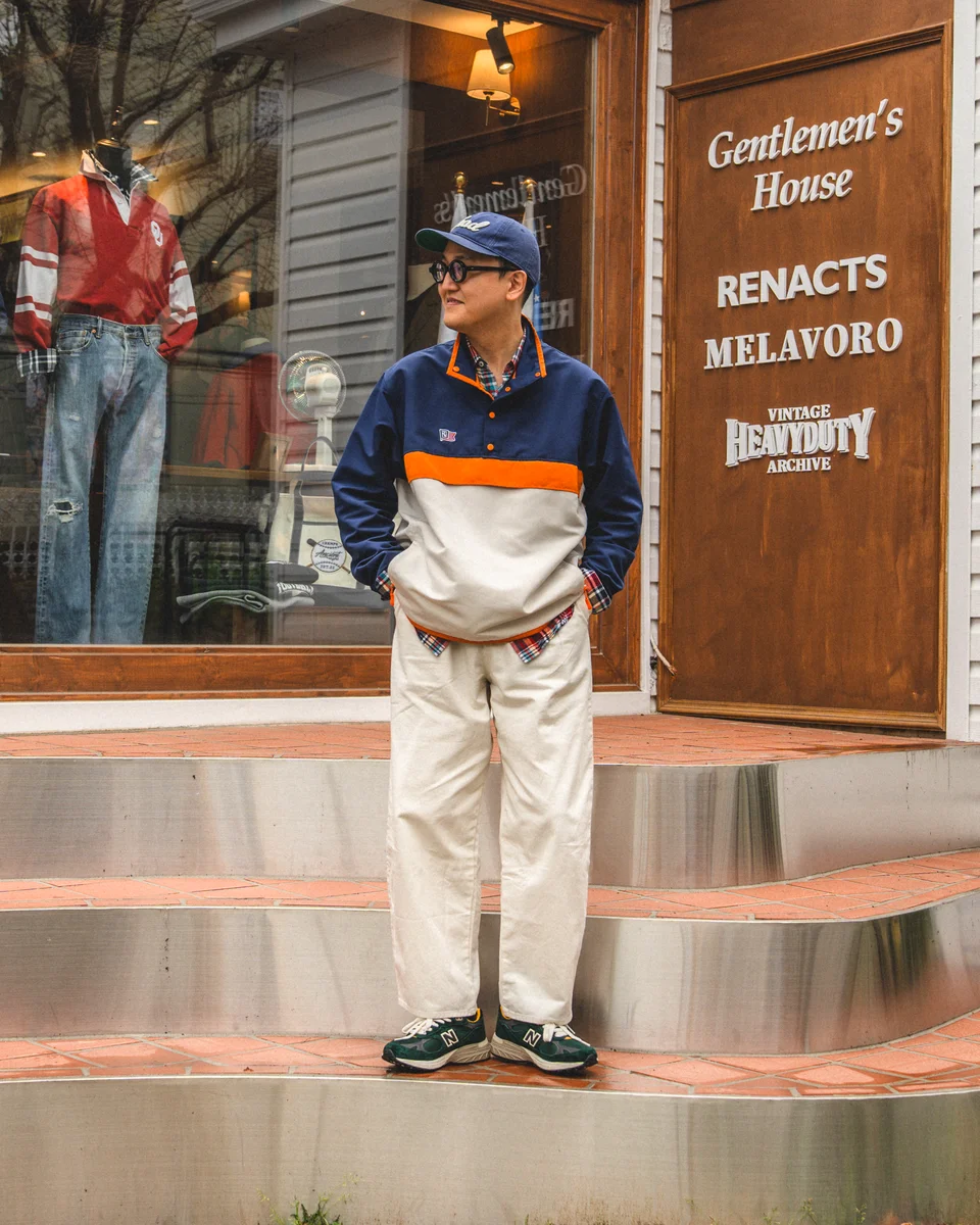 Anorak & Madras Shirt Layering with NB 993 - image 4