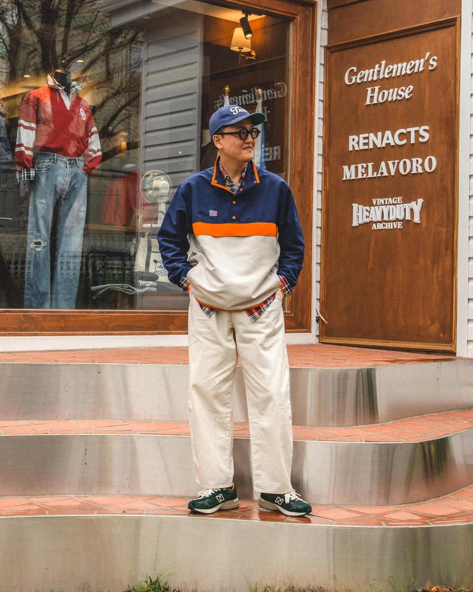 Anorak & Madras Shirt Layering with NB 993 - image 5