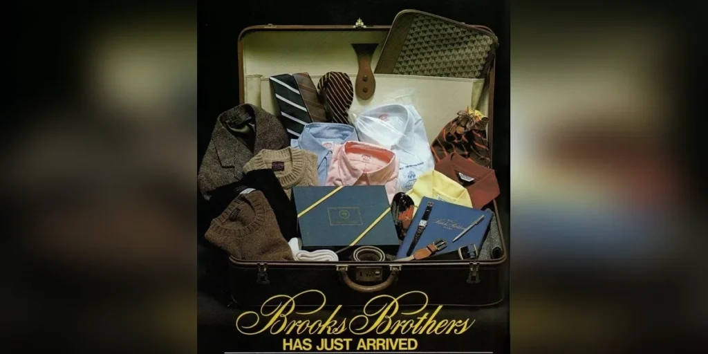 Brooks Brothers history: Has Just Arrived vintage ad — featured thumbnail