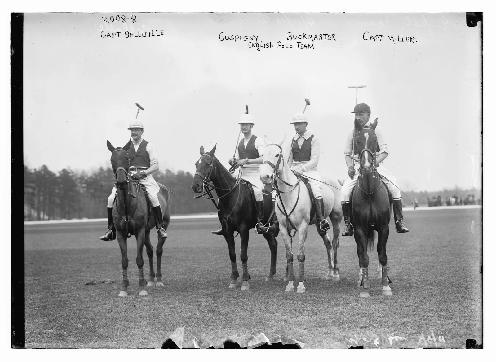 Brooks Brothers history: the 1900 English Polo Team photographed by the Bain News Service — the scene that inspired John E. Brooks to invent the button-down collar
