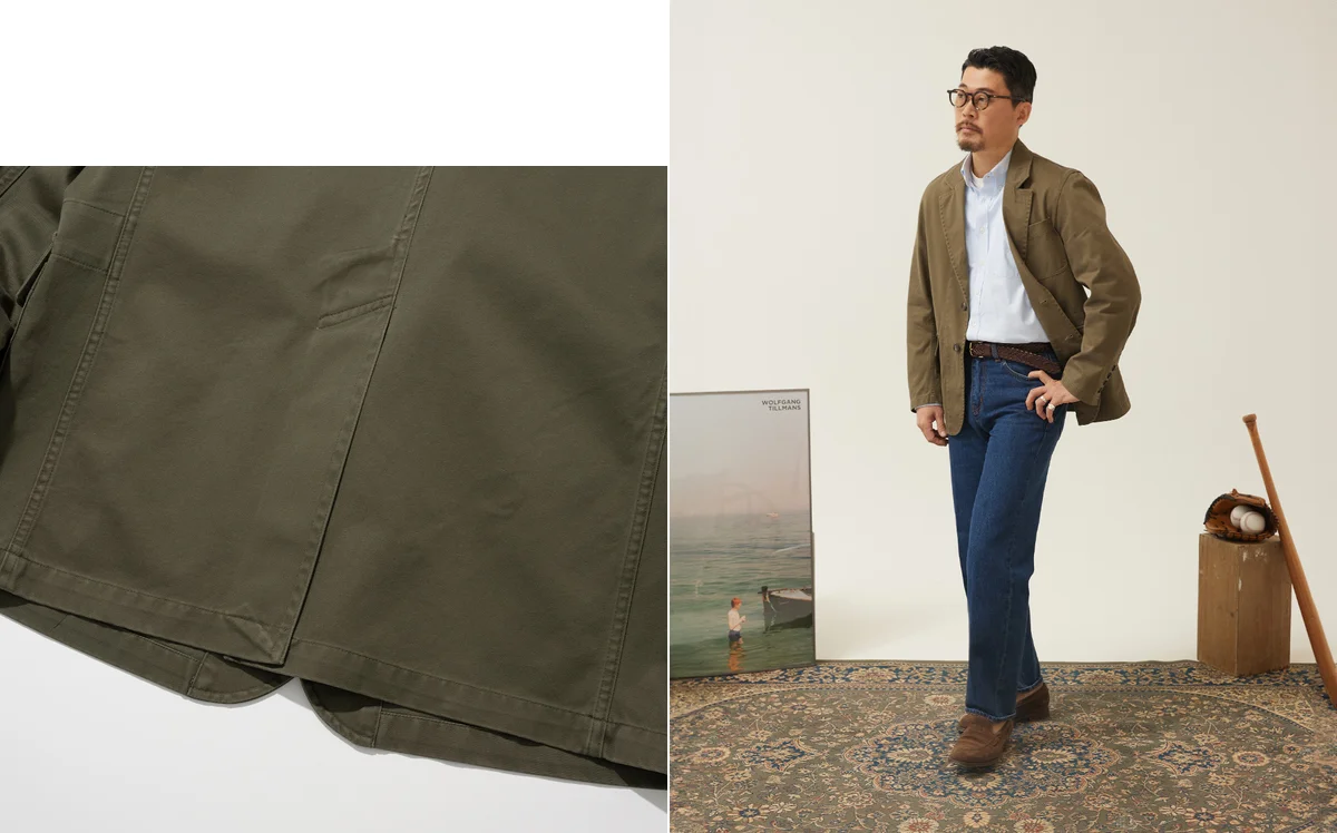 Unlined navy cotton blazer outfit ideas men summer styling with natural shoulder