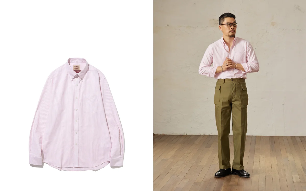 Oxford button down shirt in white with soft collar roll, a wardrobe essential