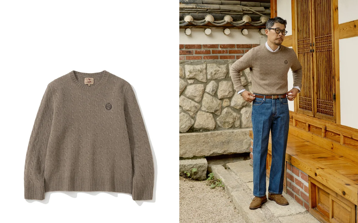 Khaki chinos in a substantial cotton twill — the Ivy trouser that started as military surplus