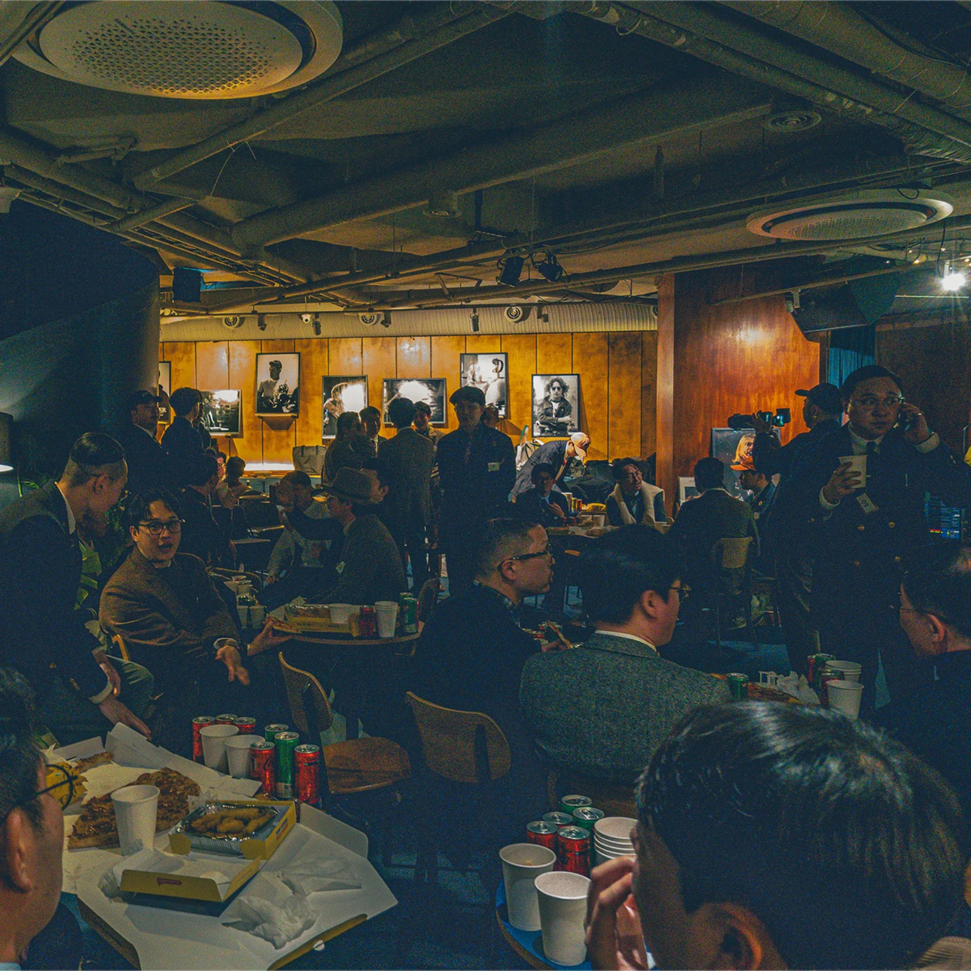 Seoul Trad J.Press collaboration: Gentlemens Social Club members listening to the J.Press 2024 FW collection presentation