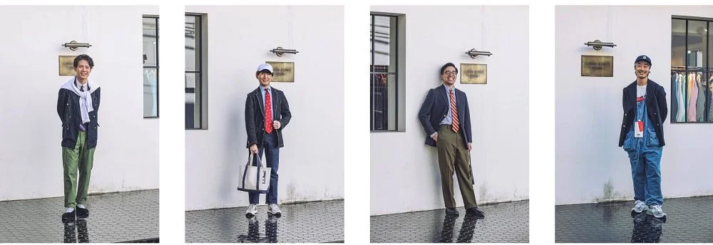 heritage: Japanese customers at J.PRESS and SON'S AOYAMA flagship in Tokyo, opened 2019 by Onward Kashiyama