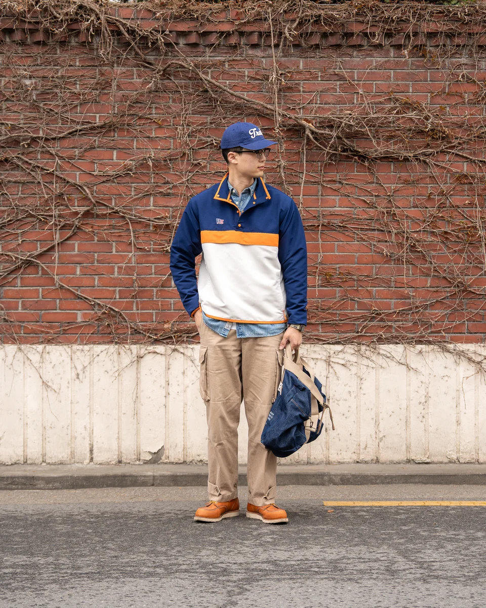 Rugged Military Anorak & Denim Layer Look featuring military anorak outfit - look 2