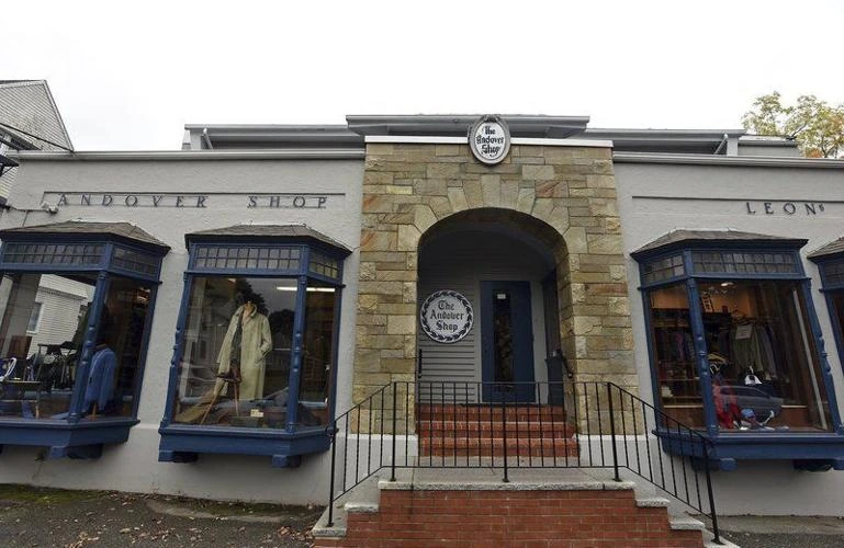 The Andover Shop storefront in Cambridge, Massachusetts — Holyoke Street address opened by Charlie Davidson in 1953, where natural shoulder American Ivy tailoring was kept unchanged for 66 years until his death in 2019