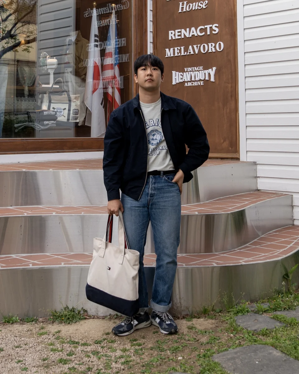 Navy Swing Top: Clean Tone-on-Tone Look featuring navy swing top outfit - look 2