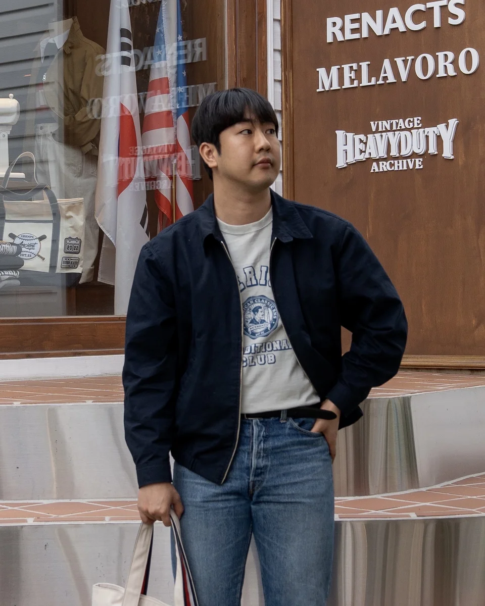Navy Swing Top: Clean Tone-on-Tone Look featuring navy swing top outfit - look 6