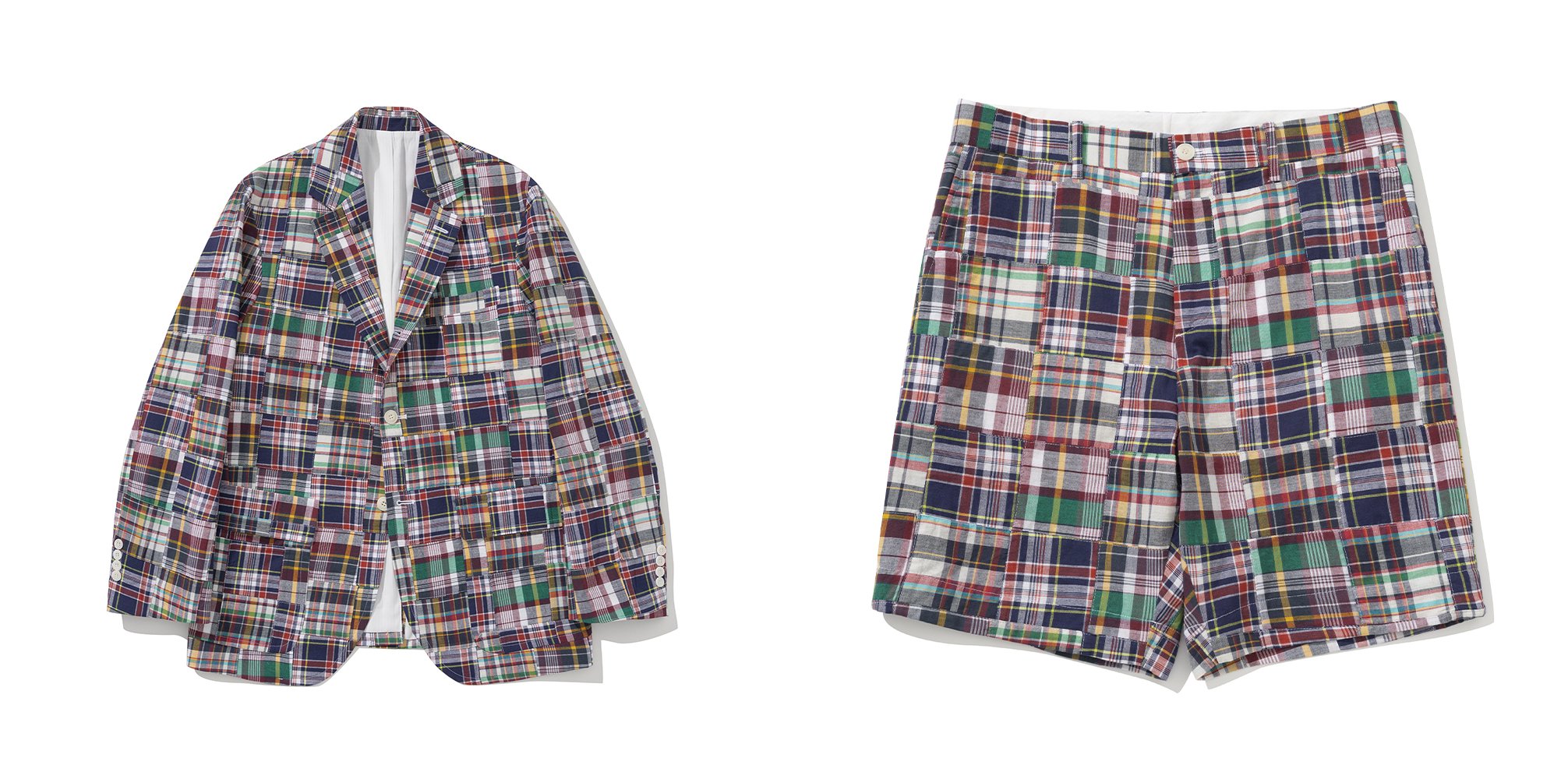 Madras sack suit product detail