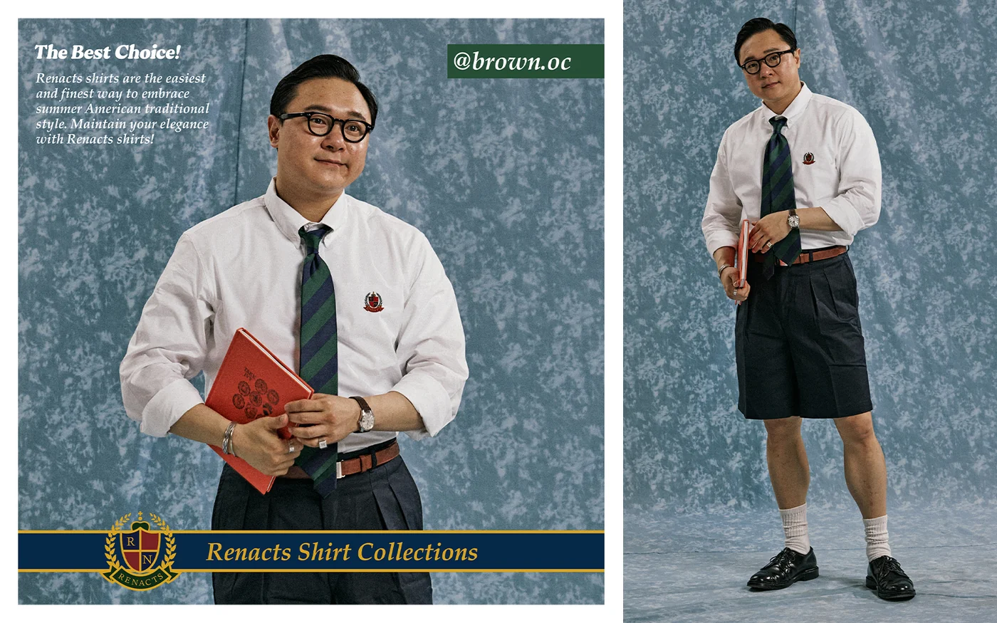 Seoul Trad Yearbook Shorts Classmates — Renacts tailored shorts and blazers