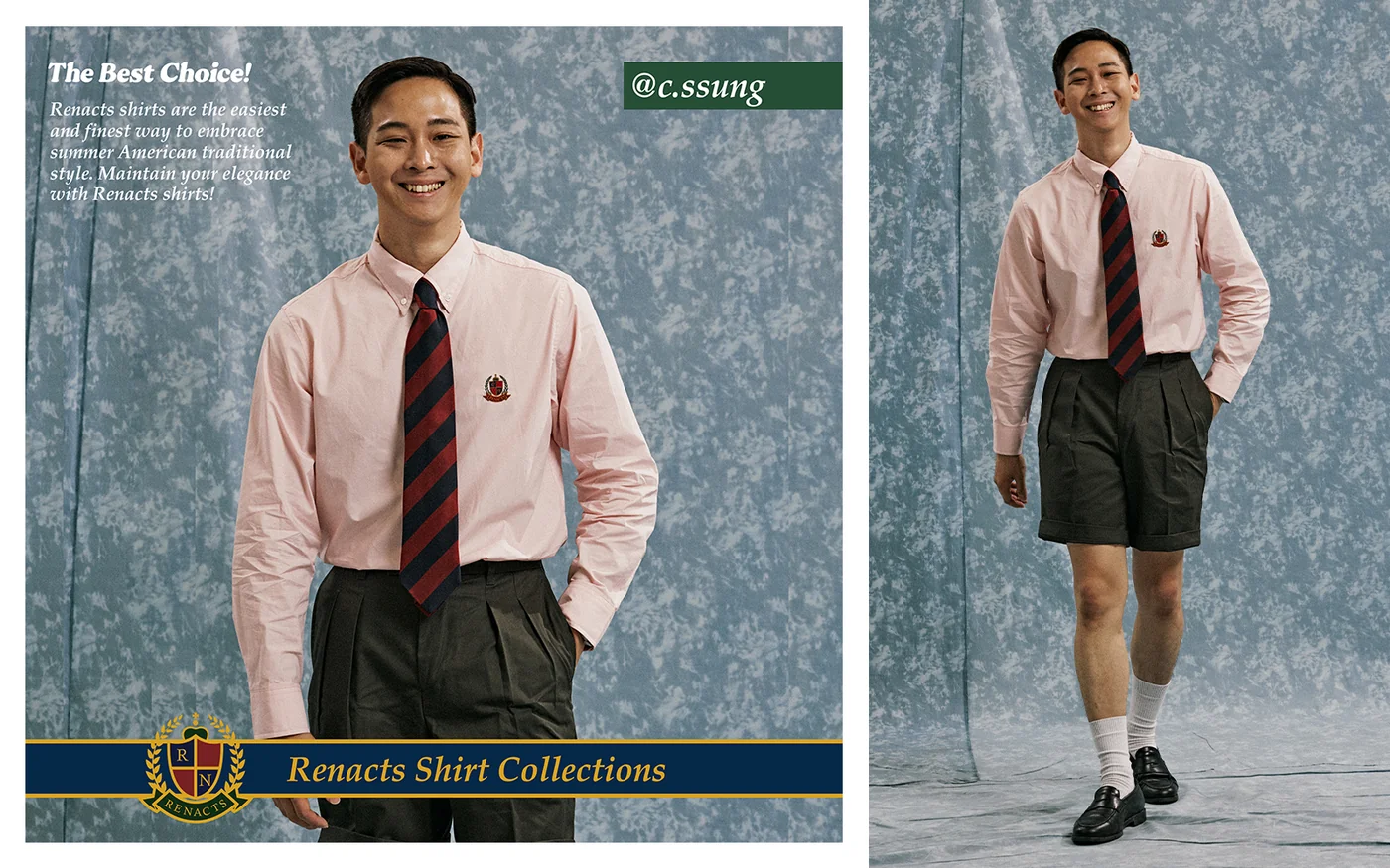 Seoul Trad Yearbook T-Shirt Classmates alternative group shot — Renacts graphic tees and shorts final arrangement