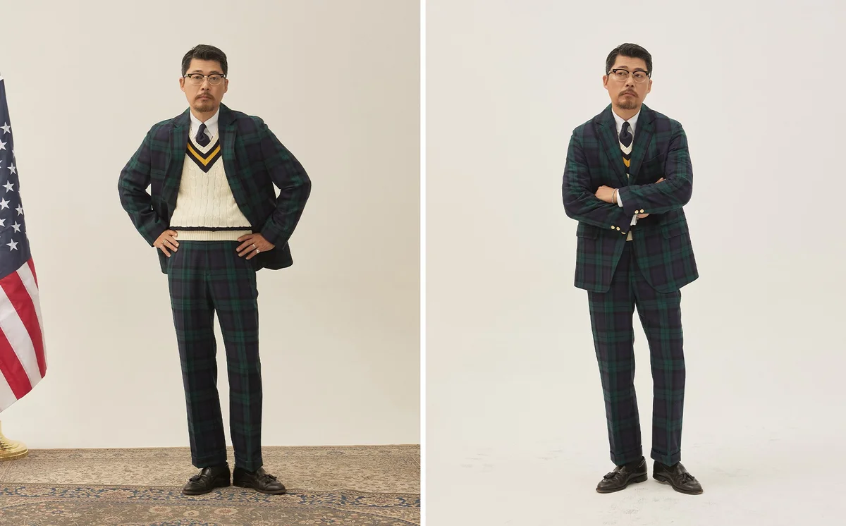 The Sack Suit: An American Trad Fabric Guide featuring sack suit guide - look 7