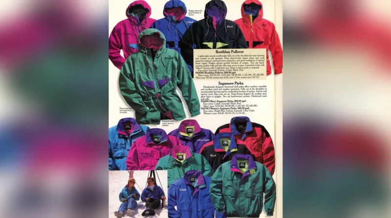 Anorak jacket history — 1990s Boothbay Pullover catalog page featured thumbnail