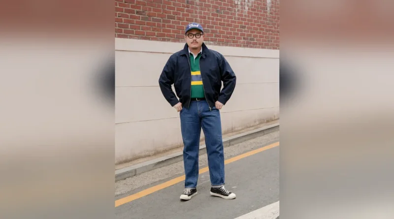 Navy Harrington Jacket & Rugby Shirt: A Casual Outfit That Actually Works
