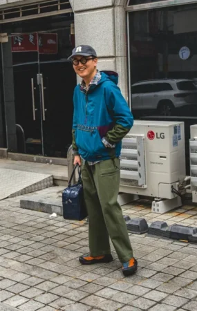 Heavy Duty Ivy: LL Bean Anorak & Madras Layering