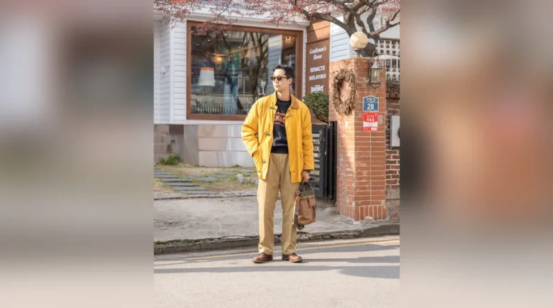 Vintage Fireman Jacket Outfit: Seoul Trad Meets Workwear