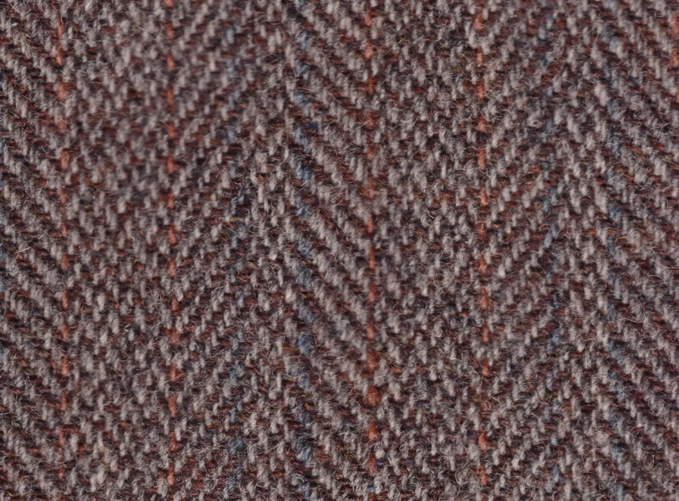 sport coat essentials fabric: Harris Tweed close-up showing handwoven Outer Hebrides pure virgin wool with characteristic flecked colour