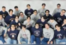 Reverse weave history thumbnail — Gentlemens Club final group portrait wearing Renacts collegiate sweatshirts at Seoul Traditional studio