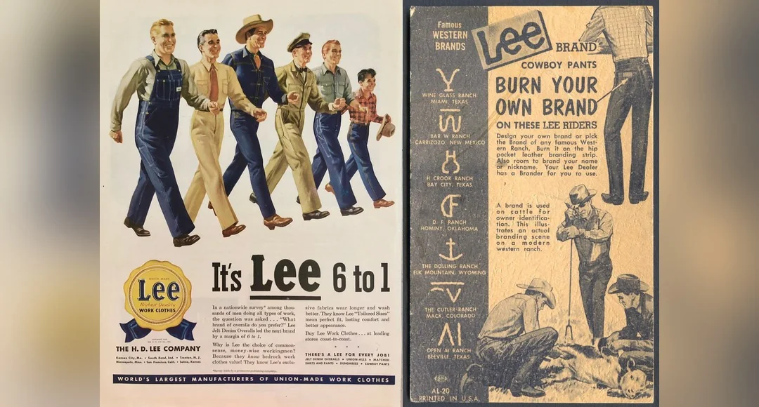 Lee 1889 Kansas — 101 Rider, Storm Rider Jacket, Union Made vintage denim