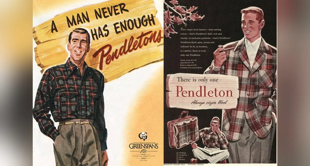 Pendleton 1863 Oregon — Board Shirt and Indian Blanket wool vintage menswear